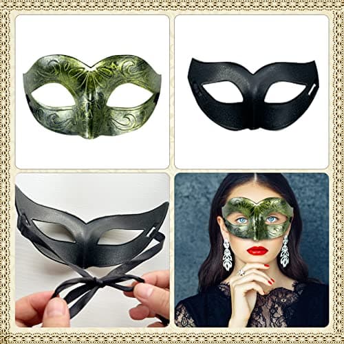 Lusy DM Vintage Antique Masquerade Masks 40 Pieces for Cosplay Carnivals Halloween