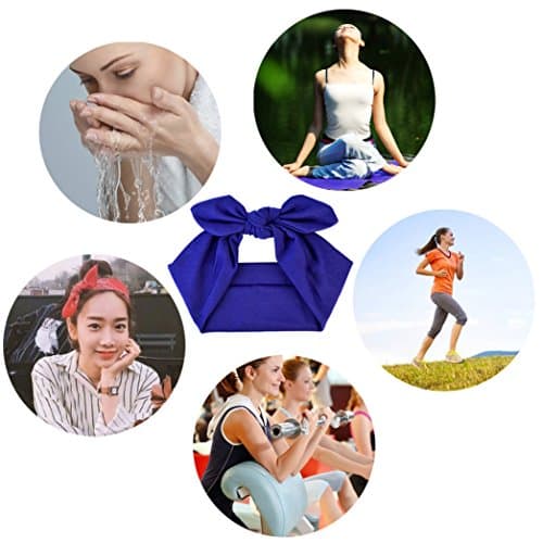 Solid Color Women's Hair Bands Bows & Knots 10pc Set