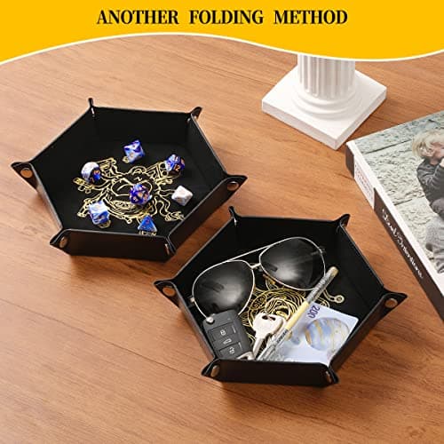 Portable Folding Dice Tray Set for RPG and Tabletop Gamers
