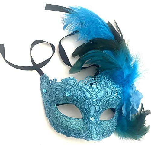 MasqStudio Brocade Lace Masquerade Mask for Mardi Gras & Parties