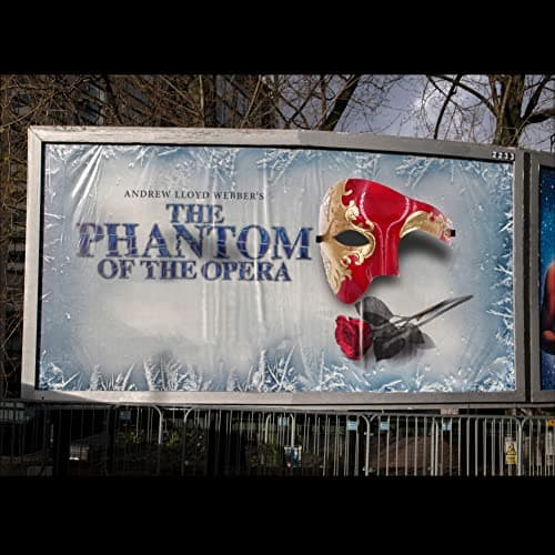 Phantom of the Opera Masque Mask for Men Prom Mardi Gras Haloween