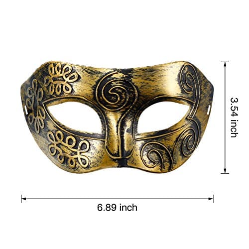 Hestya 8pcs Vintage Gold & Silver Masquerade Masks