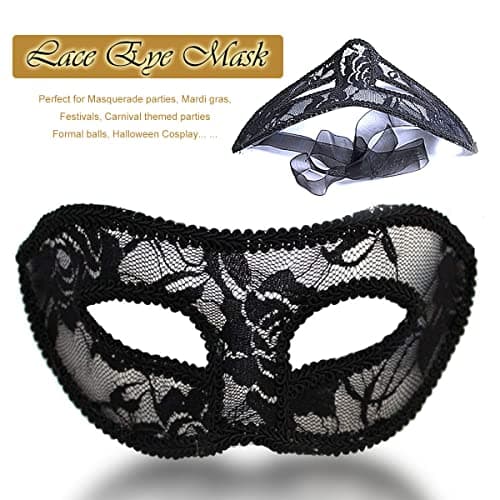 MYMENU Couples Masquerade Mask Women Metal Rhinestone Venetian Party