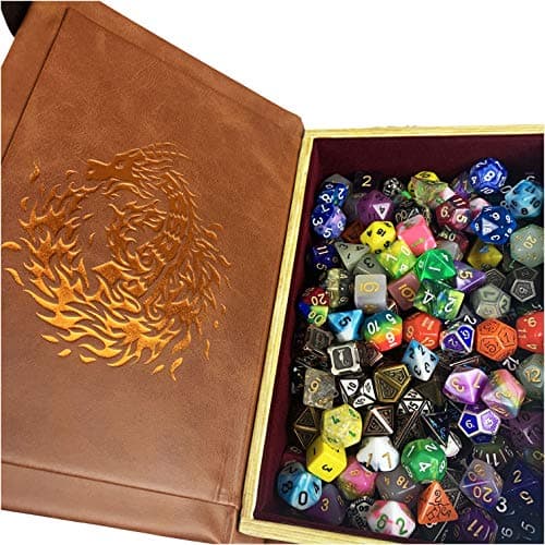 Chromatic Red Fire Dragon Magic Book Tray for Tabletop RPGs