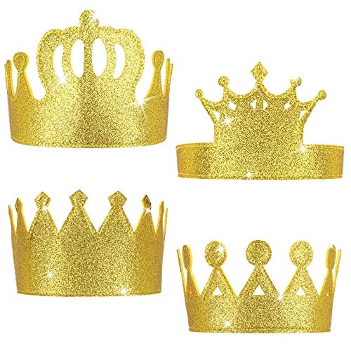 Tatuo Gold Stretch Kids Crown for Birthday