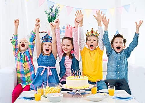 DIY Jeweled Foam Kid's Party Crowns, Pack of 6