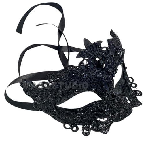 Masq Brocade Lace Masquerade Ball Mask Pair