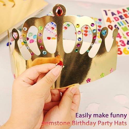 Decorative Paper Crowns for Birthday Party Hats - Kids