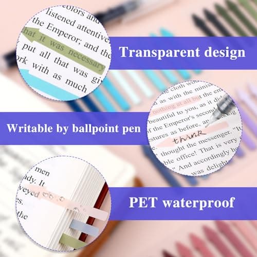 1200Pcs Arrow Colored Sticky Tabs for Office, School, and Annotating Books