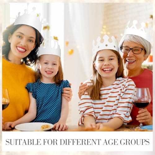 DIY Paper Crowns for Kids & Adults Party Celebration