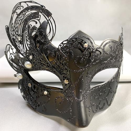 Yimianshou Venetian Masquerade Mask Couple Set for Mardi Gras Ball