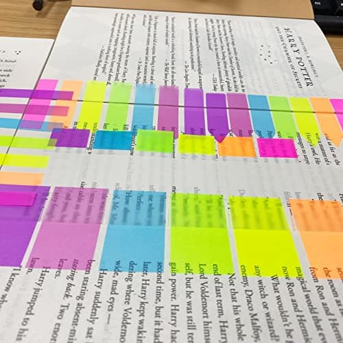 iKyce Clear Self-Adhesive Arrow Tabs, 680 Pieces, Book Markers & Highlights
