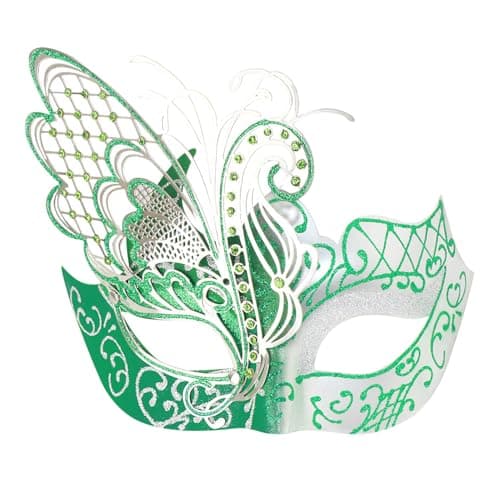 Coddsmz Mysterious Venetian Butterfly Lady Masquerade Mask for Halloween Party Evening Prom Ball