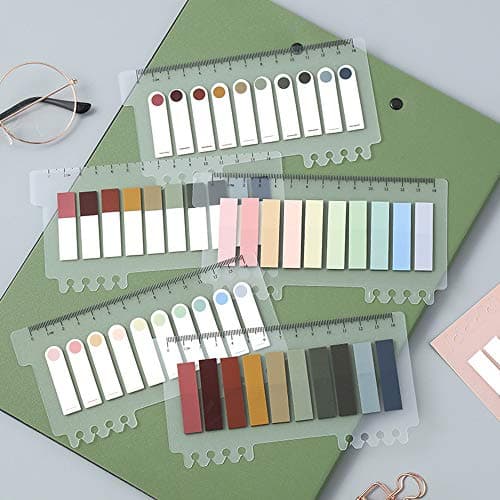 Writable and Repositionable 1200 Piece Sticky Index Tabs for Pages or Book Markers