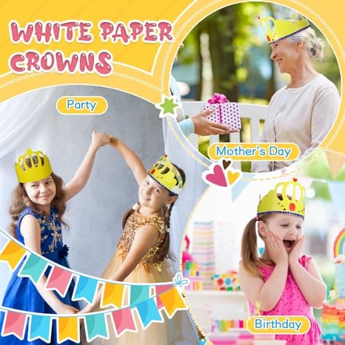 DIY Birthday Crowns for Classroom and Baby Shower
