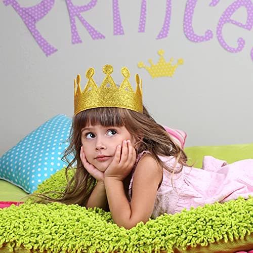 Tatuo Gold Stretch Kids Crown for Birthday