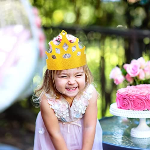 Sparkle Paper Crowns for Kids Classroom Birthday Party Supplies