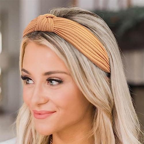 DRESHOW 8 Pack Knotted Headbands for Women Wide Turban Yoga Exercise Accessories