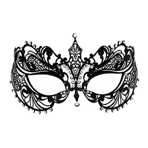 Coddsmz Laser Cut Metal Masquerade Mask for Venetian Parties