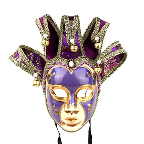 YU FENG Venetian Comedy Mask for Party and Halloween