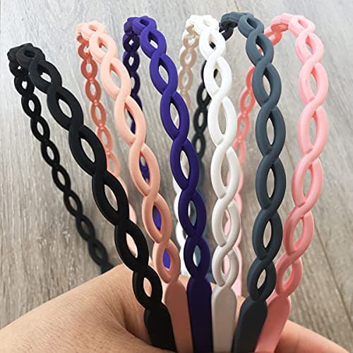 Springtime Colorful 12pcs Chain Headbands for Girls & Kids