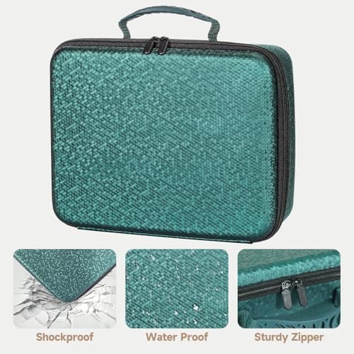 Dungeon Dice Tray Case - Green, Miniature Figurine Storage for D&D & MTG