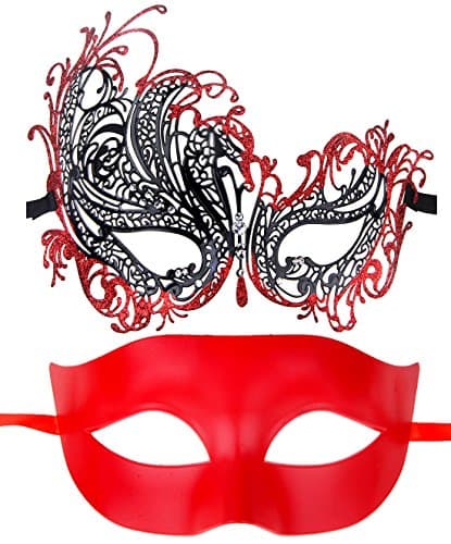 Couple Venetian Masquerade Mask