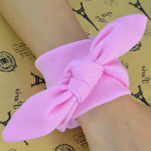 Solid Color Women's Hair Bands Bows & Knots 10pc Set