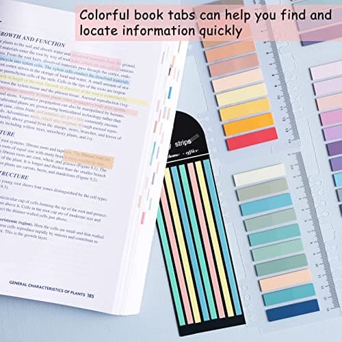 WSCHU 104 Color Morandi 2320pcs Book Tabs & Page Markers