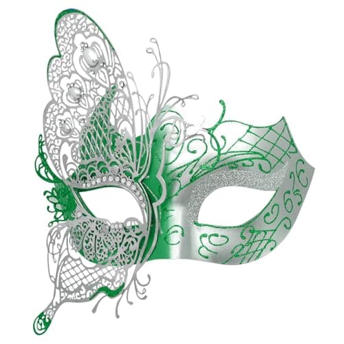Coddsmz Mysterious Venetian Butterfly Lady Masquerade Mask for Halloween Party Evening Prom Ball