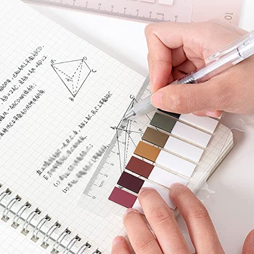 Morandi Sticky Note Tabs, Colored Book Markers for Annotating and Categorizing