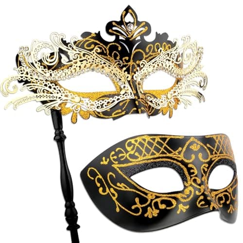 Hoshin Masquerade Mask for Women Couple Mardi Gras Decorations