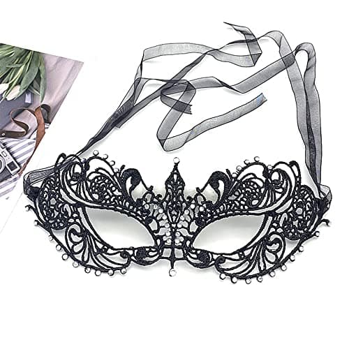 Liatunou Women's Masquerade Lace Eye Mask for Ball & Prom Parties