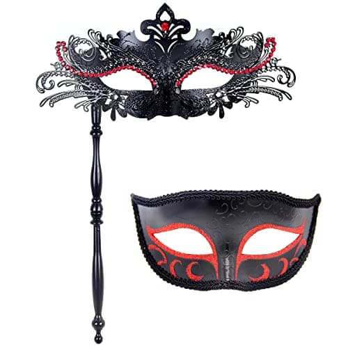 Couple Venetian Masquerade Mask