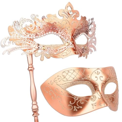 Hoshin Masquerade Mask for Women Couple Mardi Gras Decorations