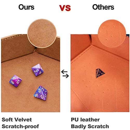 SHYVIA Metal Dice Tray for RPG & DND Table Games