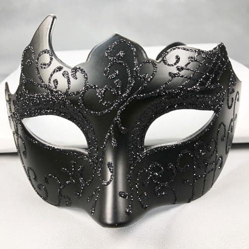 Yimianshou Venetian Masquerade Mask Couple Set for Mardi Gras Ball