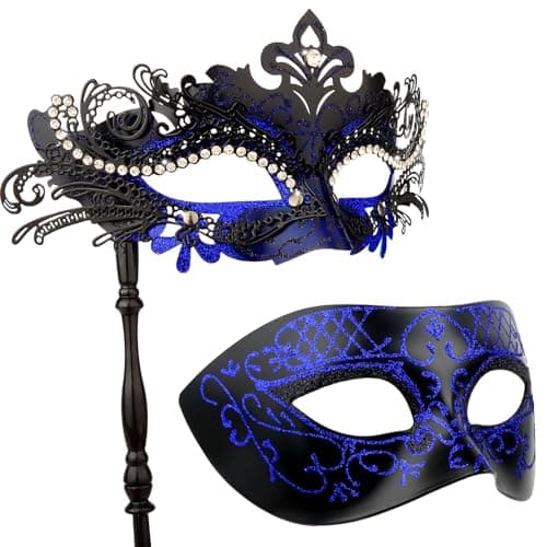 Hoshin Masquerade Mask for Women Couple Mardi Gras Decorations