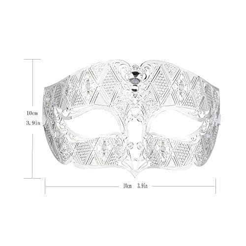Thmyo 2 Pack Masquerade Mask for Venetian Carnival and Mardi Gras Ball