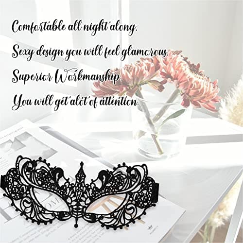 Venetian Style Lace Masquerade Mask for Women