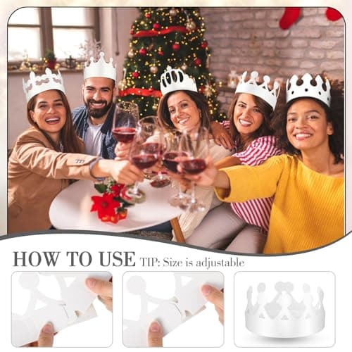 DIY Paper Crowns for Kids & Adults Party Celebration