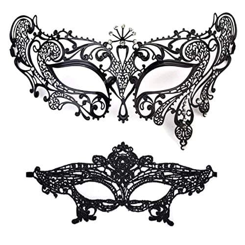 Glamorous Rhinestone Venetian Mask for Women
