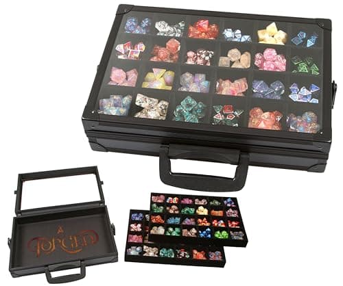 Forged Dice Co. Dice Display & Rolling Tray - Holds 480 Polyhedral Dice Sets