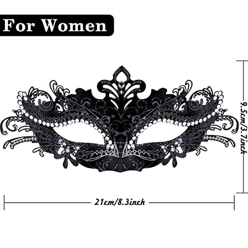 Couple Masquerade Masks for Halloween and Mardi Gras
