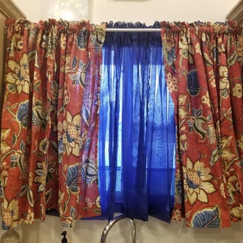 Adjustable Tension Curtain Rod for Windows, Cabinets, Blinds, Closets, Bedrooms, Kitchens, and Bathrooms