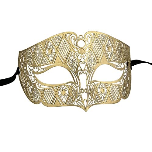 Couple's Gorgeous Venetian Masquerade Masks