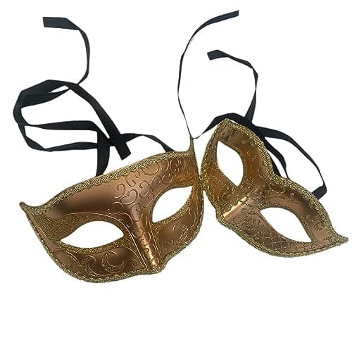 MasqStudio Couples Masquerade Ball Mask for Cosplay & Mardi Gras Prom