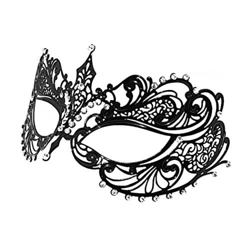 Thmyo Venetian Couple's Crown Masquerade Mask Mardi Gras Prom Costume