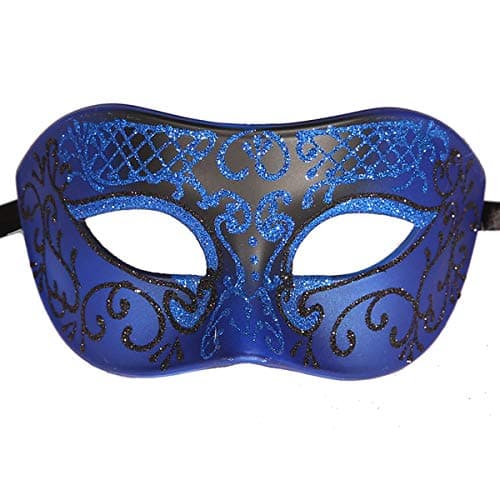 XVEVINA Couples Mardi Gras Venetian Masquerade Mask Set Party Costume Accessory