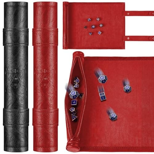 Civaner Brown & Black Dice Mat & Bag Christmas Game Accessories
